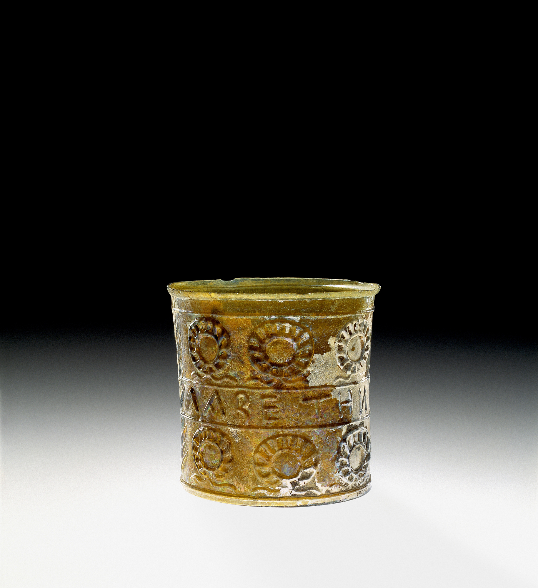 Glass cup, Roman, Early Imperial, Julio-Claudian
