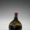 Wine Bottle  England, 1730 Non lead Glass, Liquid Wine, Lead, Foil, Paint Overall H: 18.5 cm; Base W: 10.5 cm 68.2.11