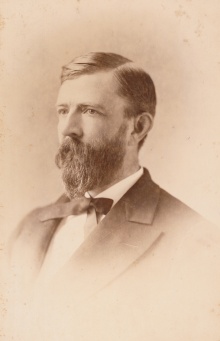 George Lincoln Goodale. From photographic album belonging to Leopold Blaschka. Rakow Research Library, The Corning Museum of Glass.