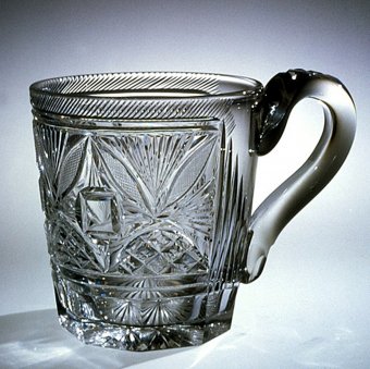 Fig. 1: Cut glass mug