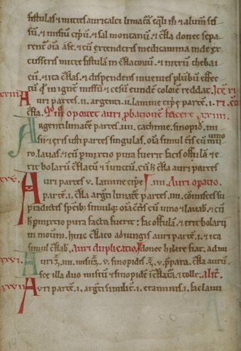 Fig. 5: The "A" initials on this page and in Figure 8 show the creativity of the scribes.