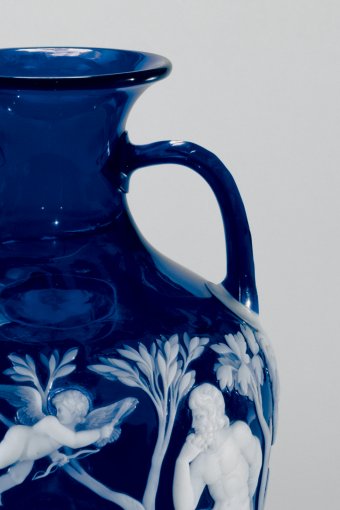 Detail of a Portland Vase replica