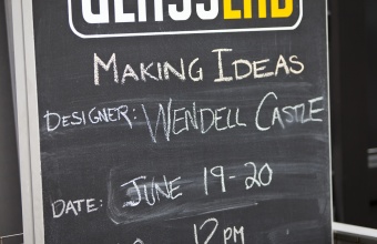 Designer Wendell Castle at GlassLab in Corning, NY, June 19 - 20, 2012