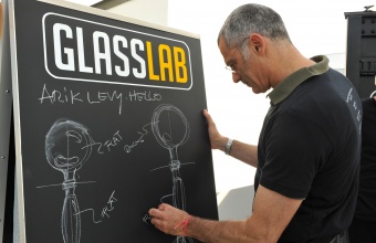 Designer Arik Levy at GlassLab Vitra Design Museum, Art Basel 2011