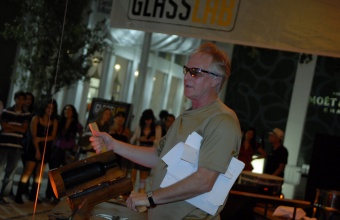 Designer Paul Haigh at GlassLab