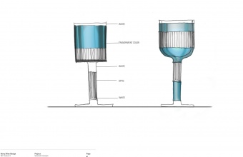 Design concept by Harry Allen and Chris Hacker for GlassLab in Corning