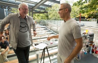Harry Allen and Chris Hacker at GlassLab in Corning, August 2012