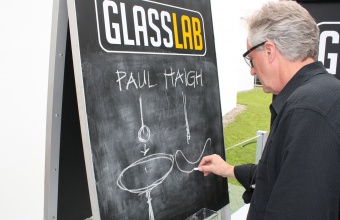 Designer Paul Haigh at GlassLab