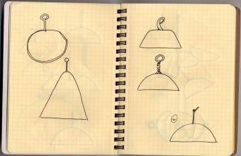 Sketch by designer Jason Miller for his GlassLab design session at the Museum, June 5-6, 2012 