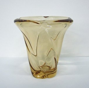 150 mm h Dartington Crystal Little Treasures Clear Optic Hurricane with Candle