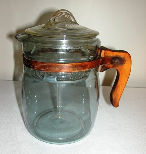 Pyrex Glass Coffee Percolator Vintage 