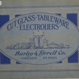 Cut glass, tableware, electroliers.