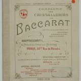 Spezial-Katalog: Römer, Madeira- und Likör-Kelche, Sektkelche, Champagner-Schalen, Rotwein-Kelche, Pokale, 1909-1910.