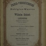 Preis-Verzeichniss für Hohlglas-Waaren / Wilhelm Schiedt.