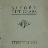 A price list of Alford cut glass.
