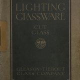 Lighting glassware: cut glass.