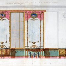 Designs for the walls of the drawing room at Northumberland House